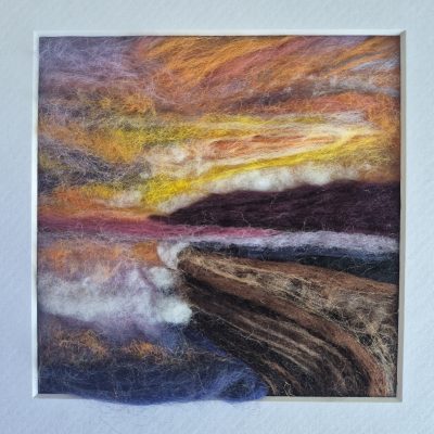 Lyme Regis sunset. SOLD.